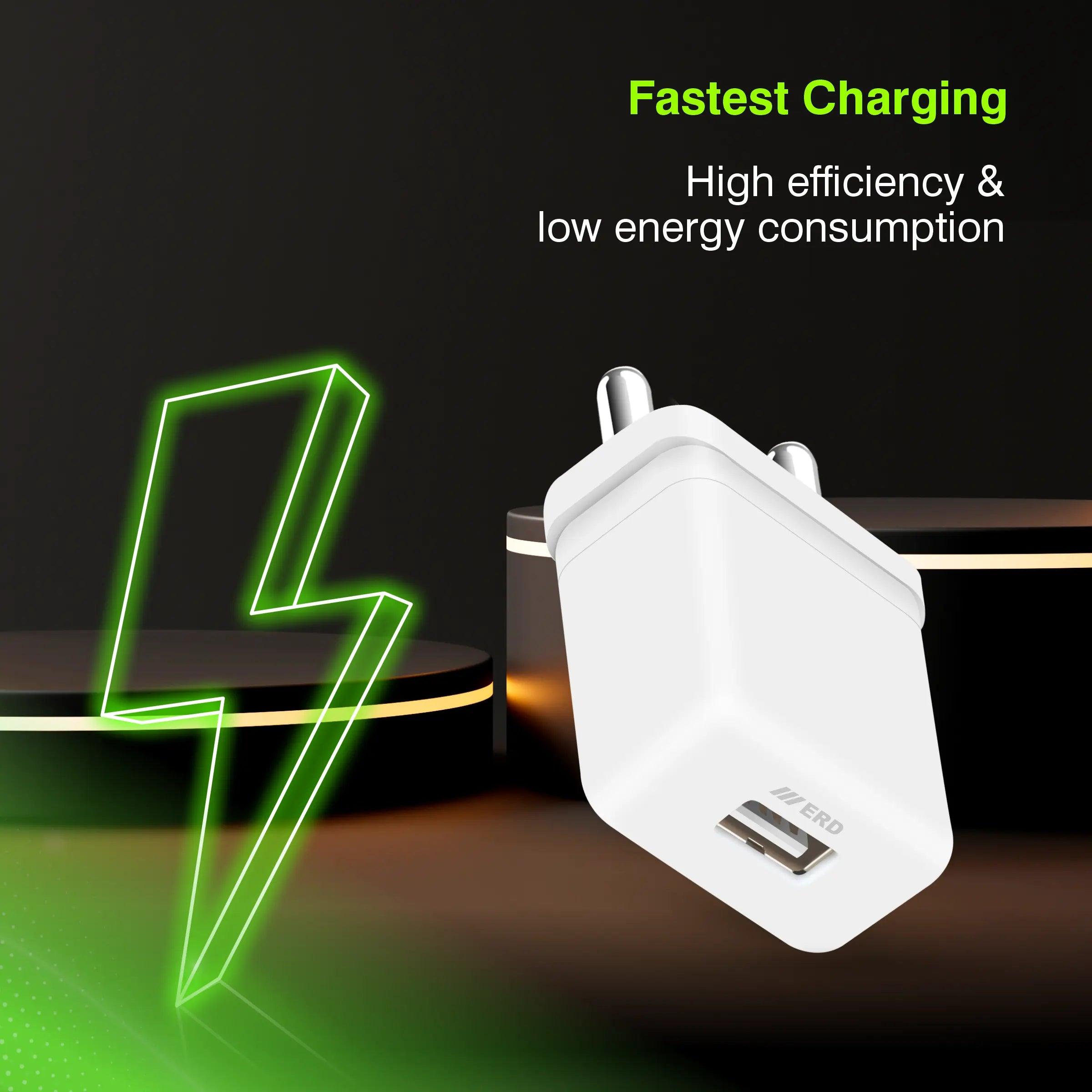 ERD TC-102 Charger With Micro USB 5V/2Amp (10W)